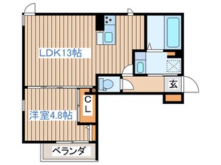 D-ROOM白萩町の物件間取画像